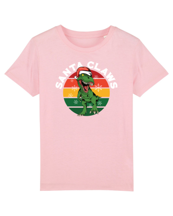 cu dinozauri de Craciun - Santa Claws Cotton Pink