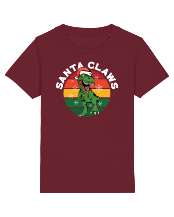 cu dinozauri de Craciun - Santa Claws Burgundy