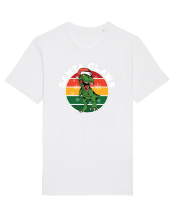 cu dinozauri de Craciun - Santa Claws White