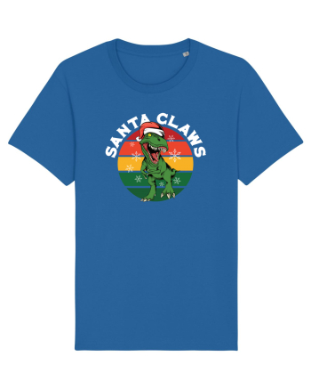cu dinozauri de Craciun - Santa Claws Royal Blue