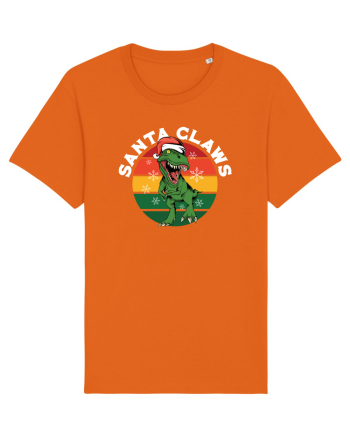 cu dinozauri de Craciun - Santa Claws Bright Orange