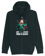 cu dinozauri de Craciun - T-rex is way cooler than a sleigh Hanorac cu fermoar Unisex Connector