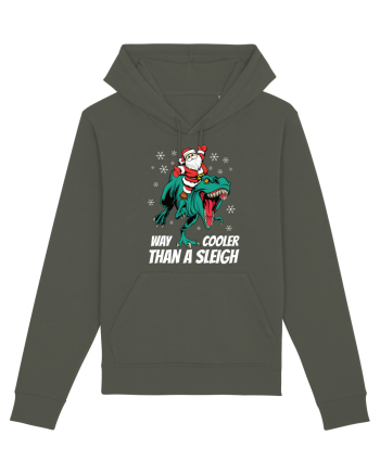 cu dinozauri de Craciun - T-rex is way cooler than a sleigh Khaki