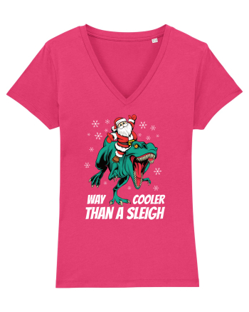cu dinozauri de Craciun - T-rex is way cooler than a sleigh Raspberry