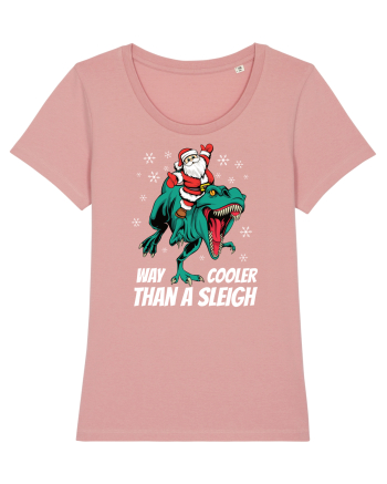 cu dinozauri de Craciun - T-rex is way cooler than a sleigh Canyon Pink