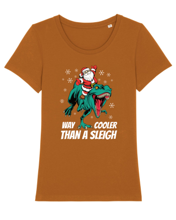 cu dinozauri de Craciun - T-rex is way cooler than a sleigh Roasted Orange