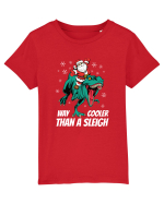 cu dinozauri de Craciun - T-rex is way cooler than a sleigh Tricou mânecă scurtă  Copii Mini Creator