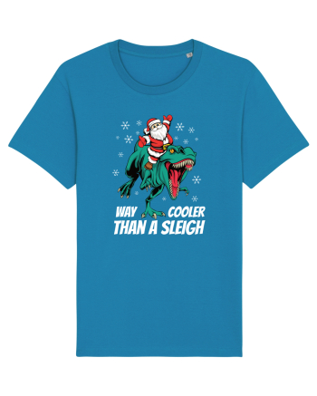 cu dinozauri de Craciun - T-rex is way cooler than a sleigh Azur