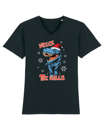 cu dinozauri de Craciun - Wreck the halls Black