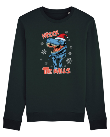 cu dinozauri de Craciun - Wreck the halls Black