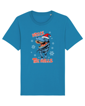 cu dinozauri de Craciun - Wreck the halls Azur