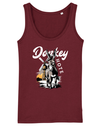 Don Quijote Donkey Burgundy