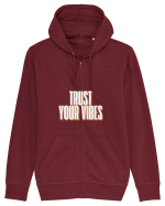 trust your vibes Hanorac cu fermoar Unisex Connector