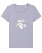 What Would Beyonce Do? Tricou mânecă scurtă guler larg fitted Damă Expresser