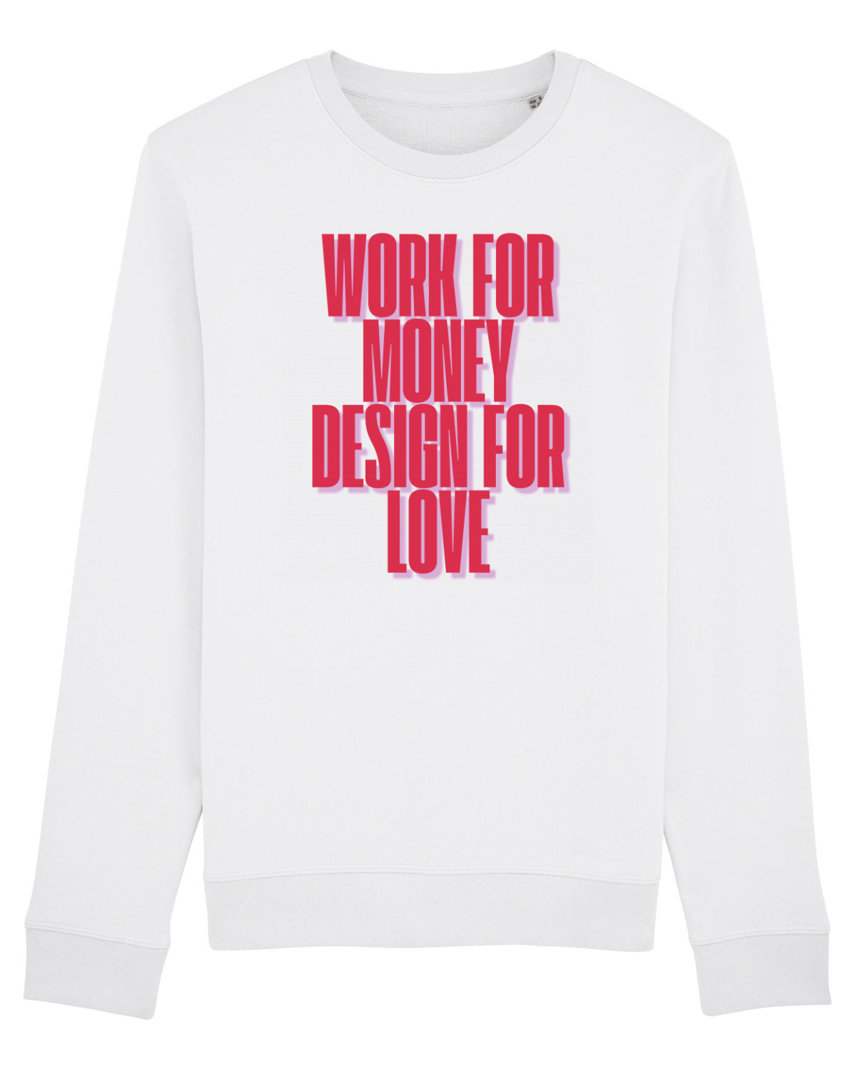 Bluză mânecă lungă Unisex Rise White