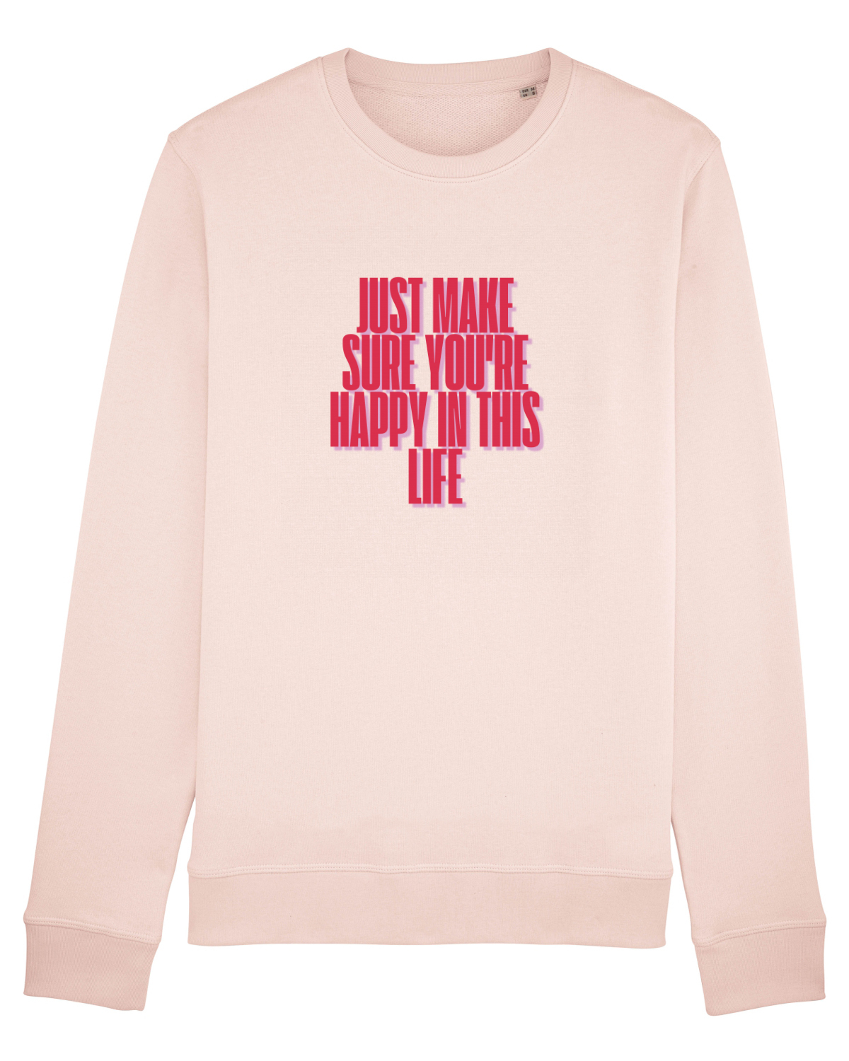 Bluză mânecă lungă Unisex Rise Candy Pink