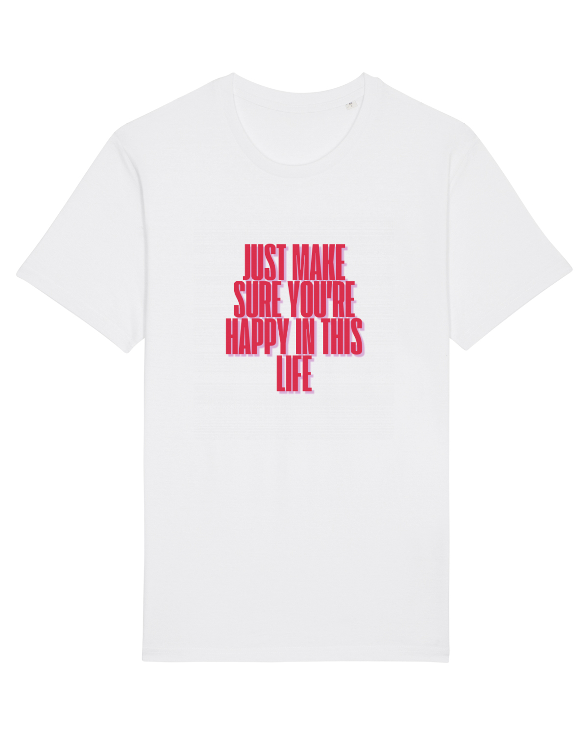 Tricou mânecă scurtă Unisex Rocker White