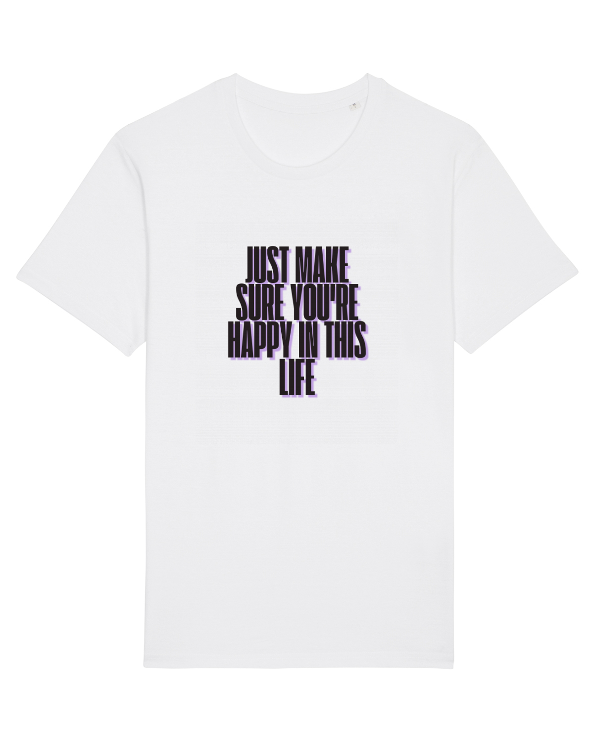 Tricou mânecă scurtă Unisex Rocker White