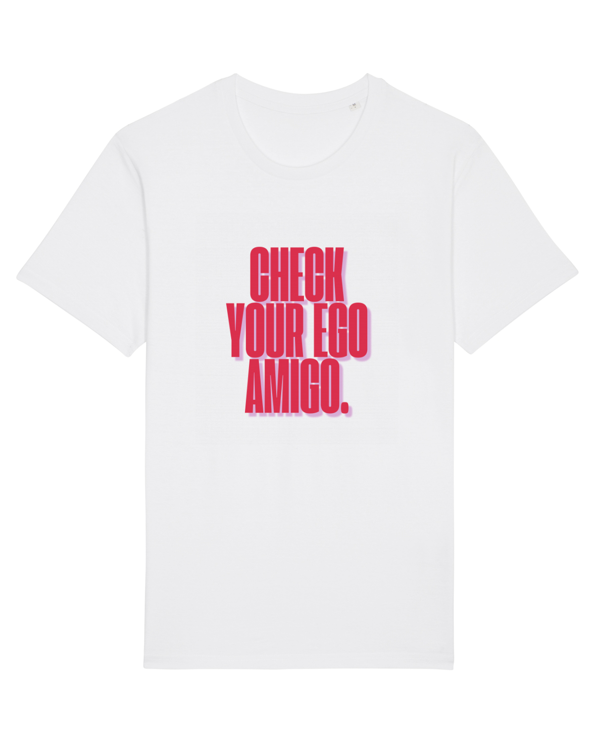 Tricou mânecă scurtă Unisex Rocker White