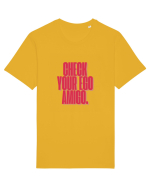 check your ego amigo Tricou mânecă scurtă Unisex Rocker