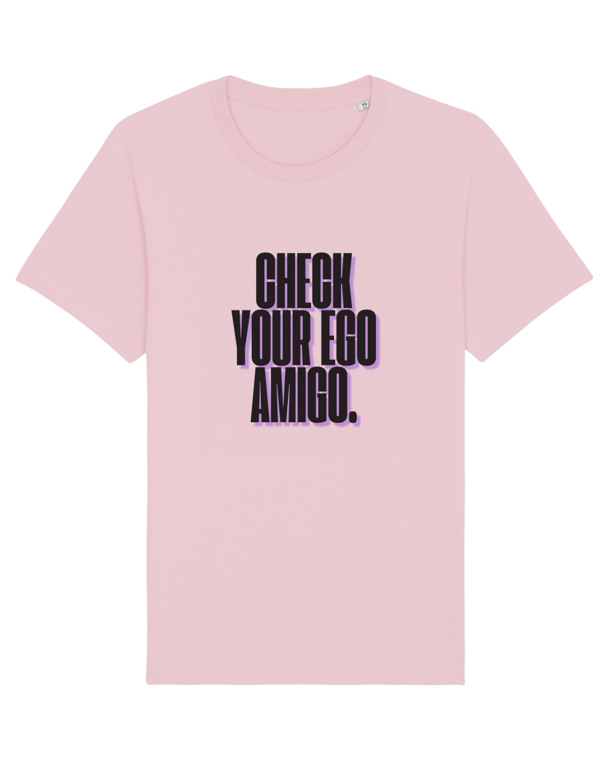 Tricou mânecă scurtă Unisex Rocker Cotton Pink