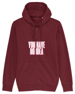 You Have No Idea Hanorac cu fermoar Unisex Connector