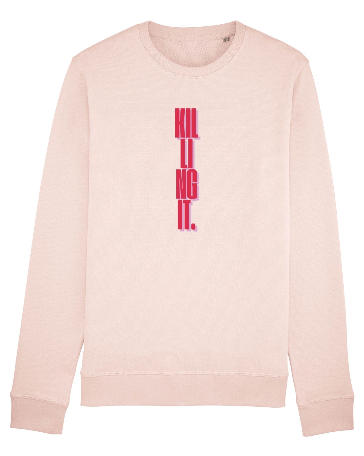 Bluză mânecă lungă Unisex Rise Candy Pink
