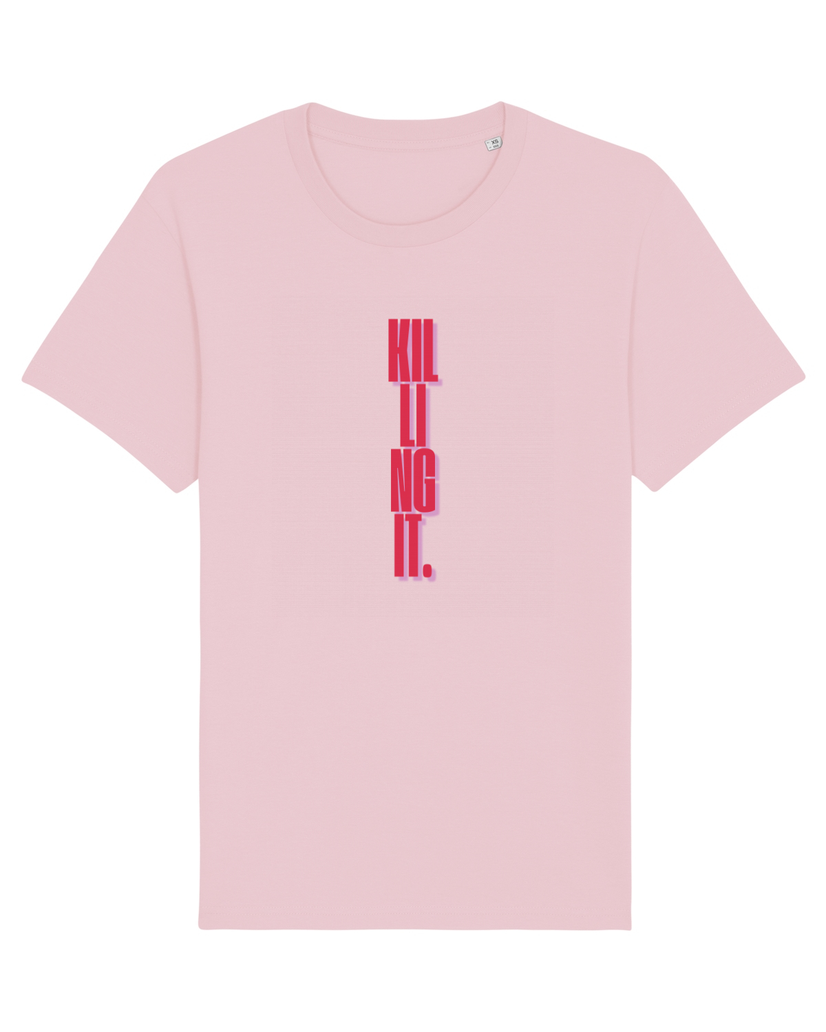 Tricou mânecă scurtă Unisex Rocker Cotton Pink