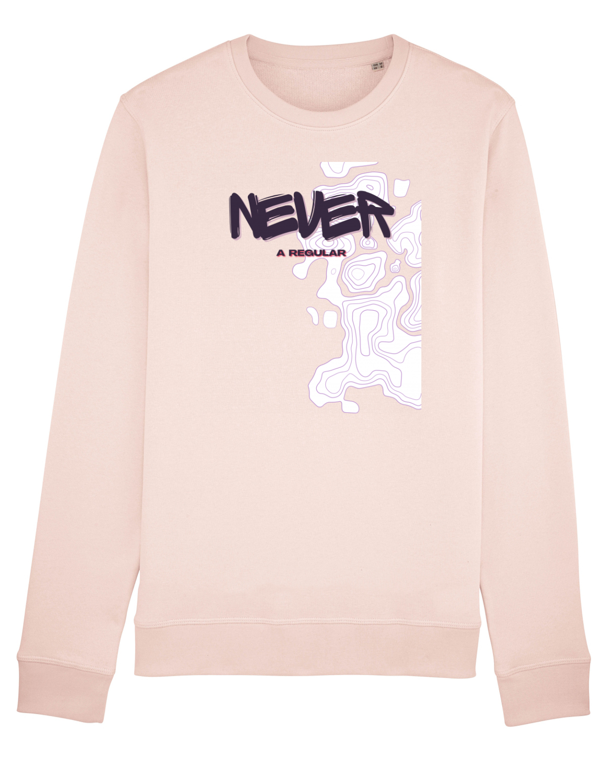 Bluză mânecă lungă Unisex Rise Candy Pink