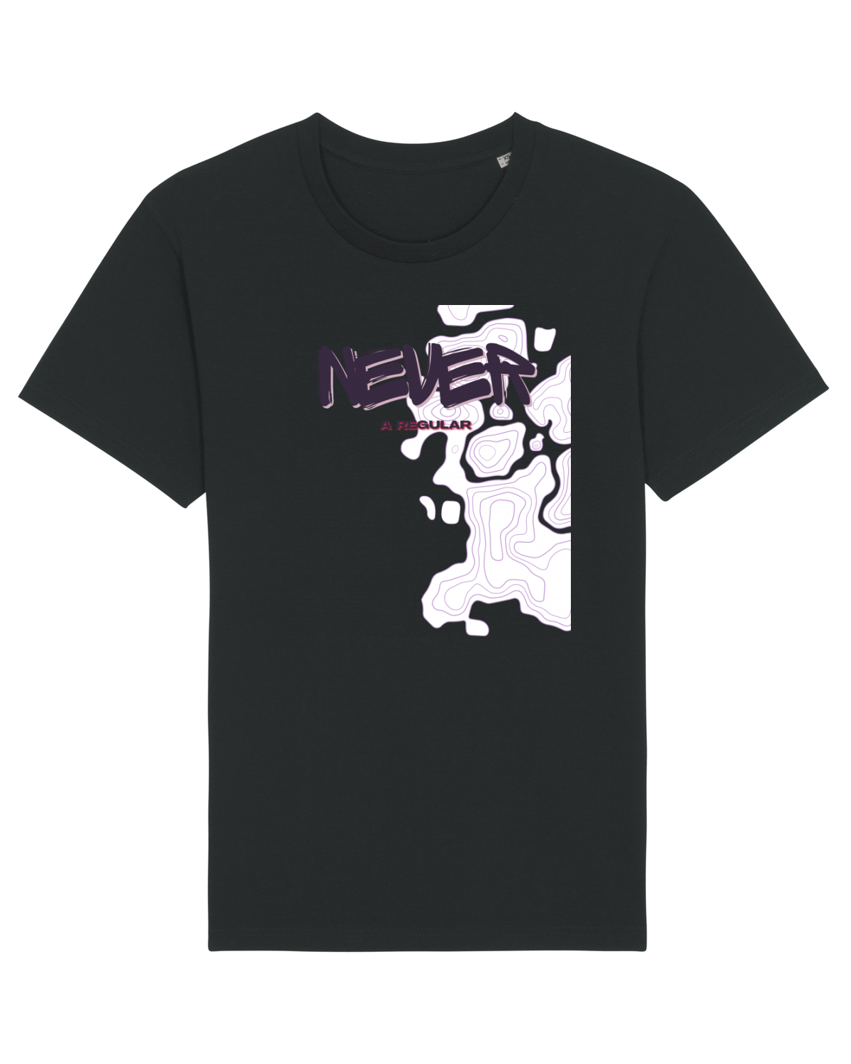 Tricou mânecă scurtă Unisex Rocker Black