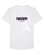 Never A Regular Tricou mânecă scurtă guler larg Bărbat Skater