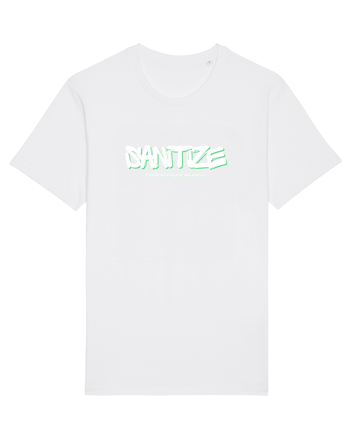 Tricou mânecă scurtă Unisex Rocker White