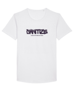 Sanitize Your Attitude As Well Tricou mânecă scurtă guler larg Bărbat Skater
