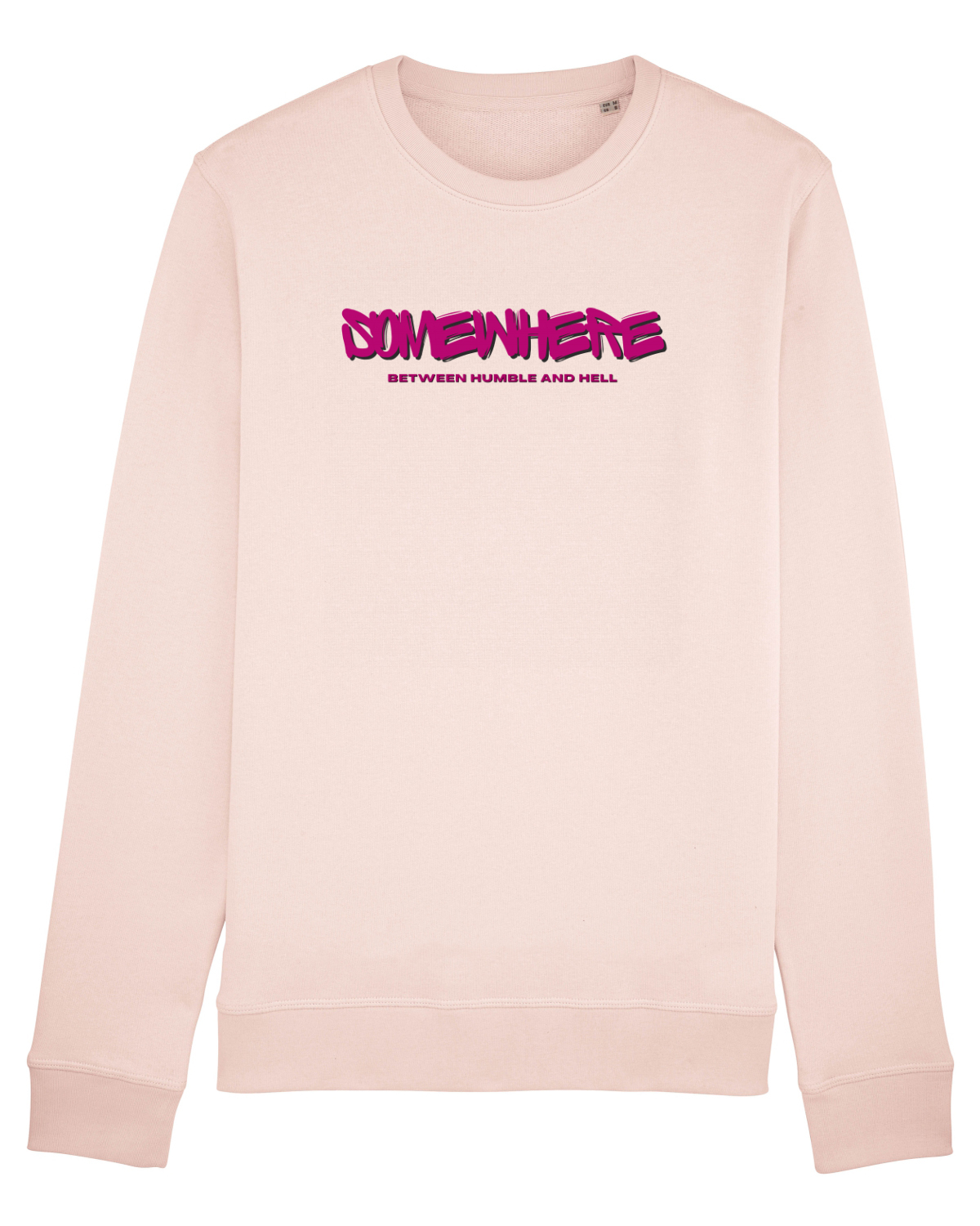 Bluză mânecă lungă Unisex Rise Candy Pink
