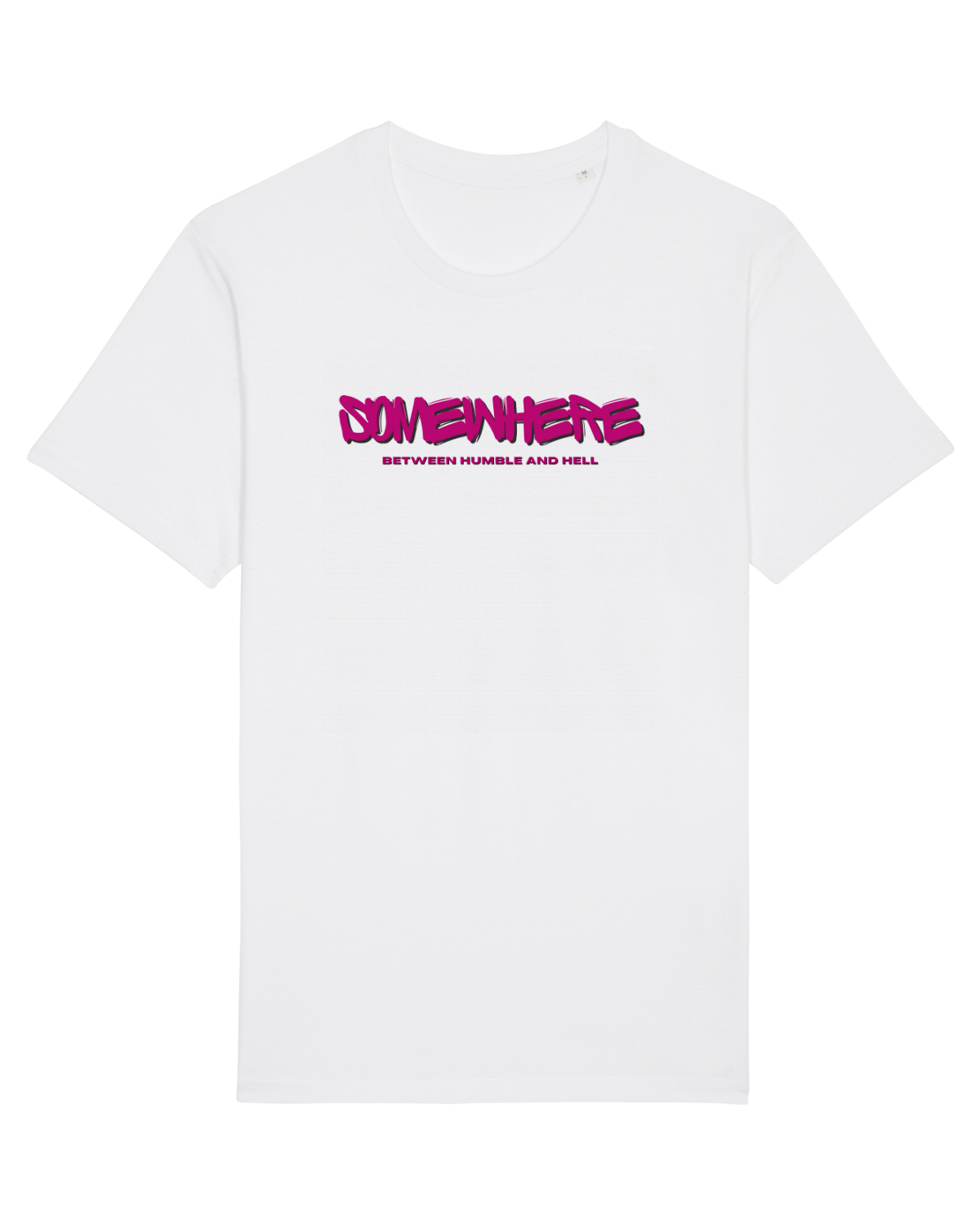 Tricou mânecă scurtă Unisex Rocker White