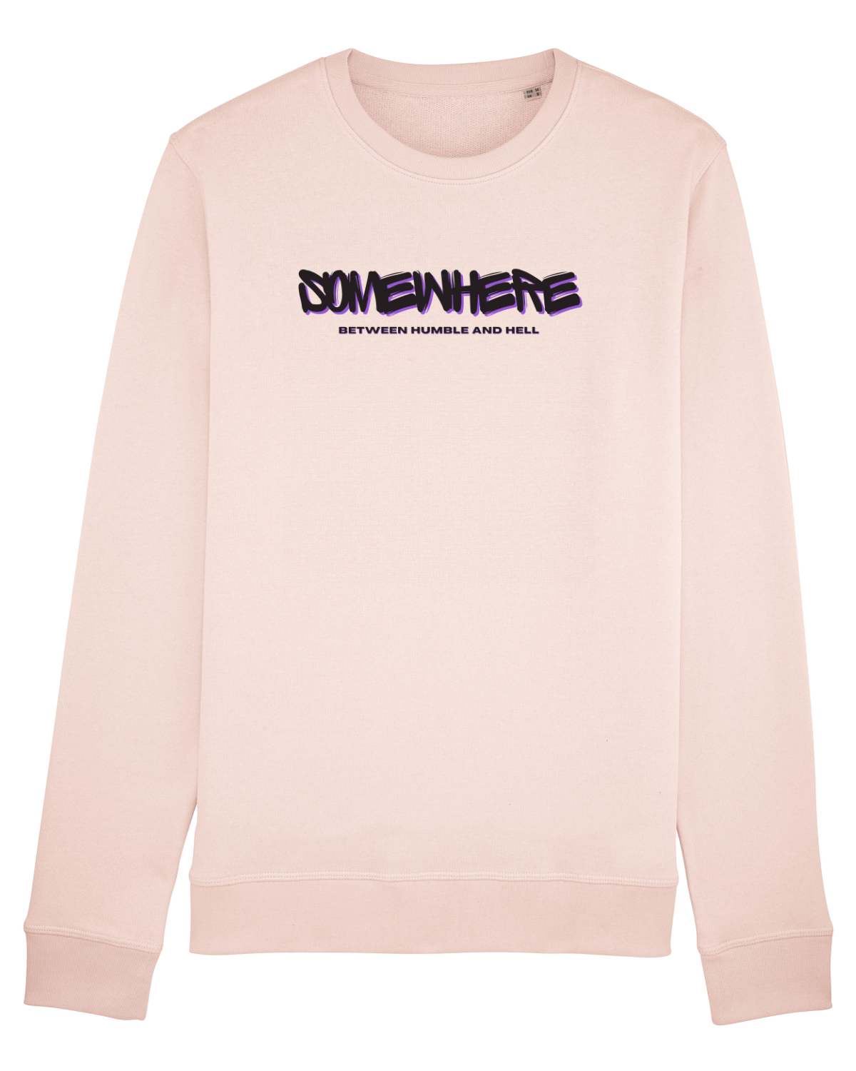 Bluză mânecă lungă Unisex Rise Candy Pink