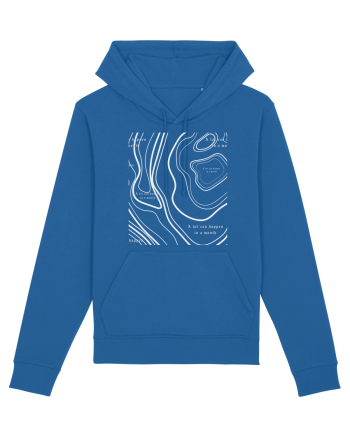 a lot can happen in a month Royal Blue