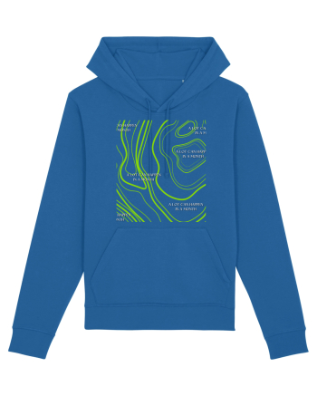 a lot can happen in a month Royal Blue