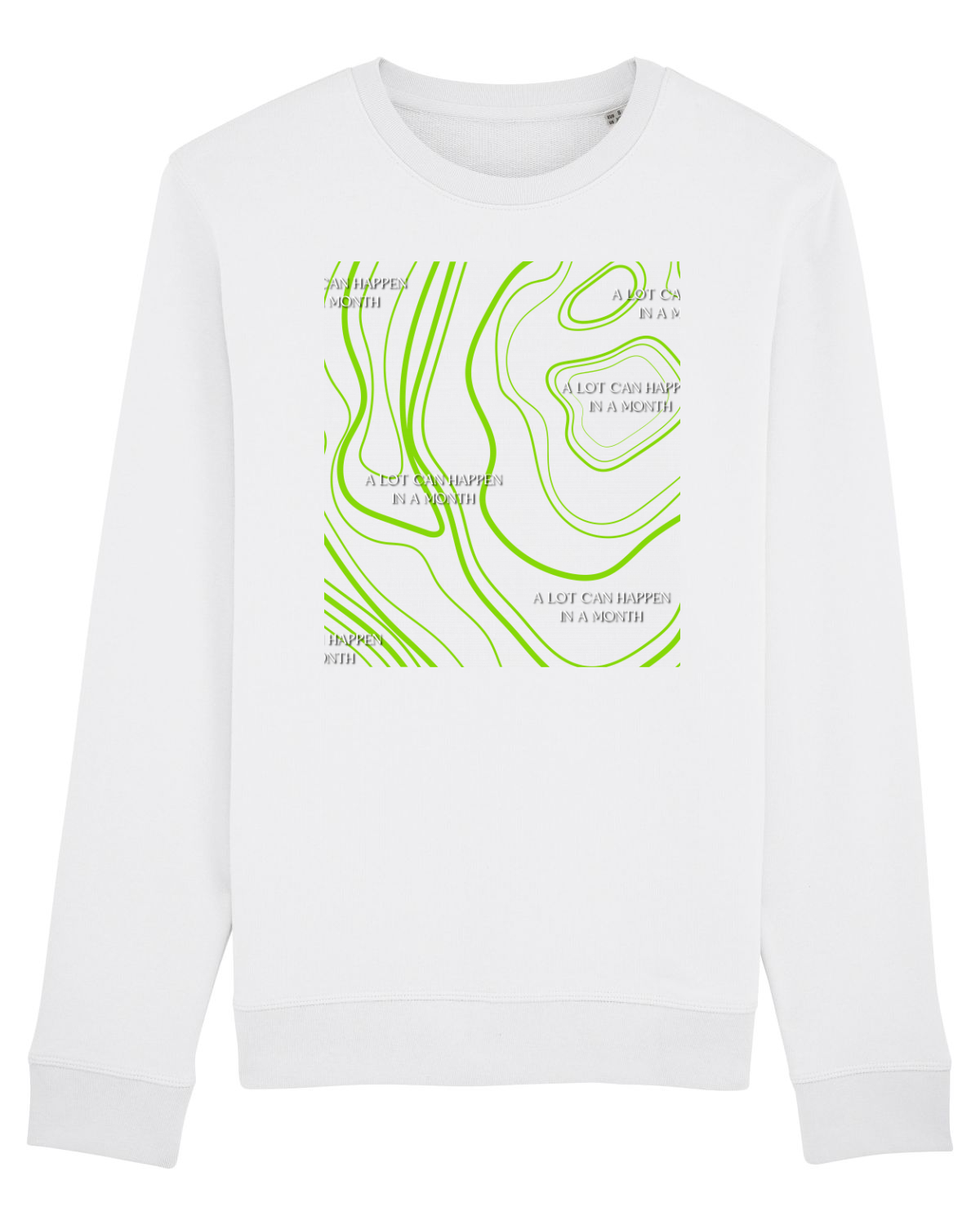 Bluză mânecă lungă Unisex Rise White