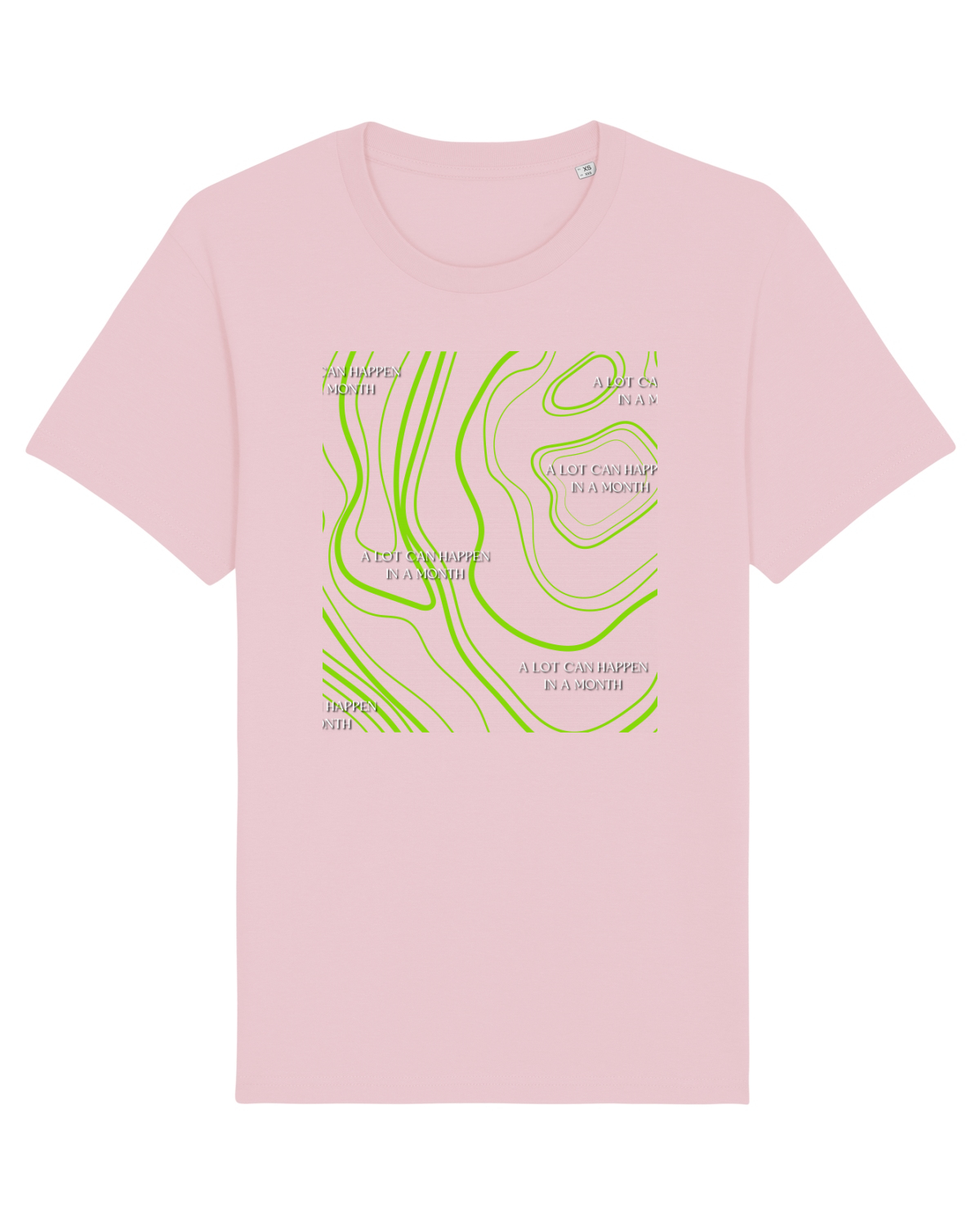 Tricou mânecă scurtă Unisex Rocker Cotton Pink