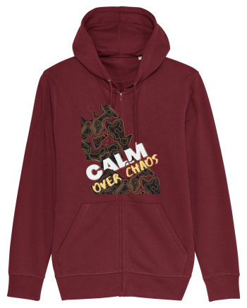 calm over chaos Burgundy
