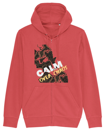 calm over chaos Carmine Red