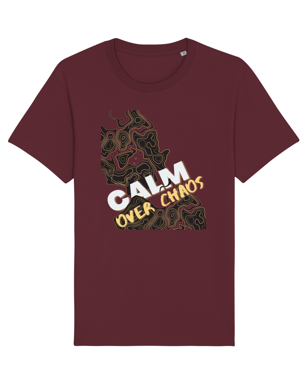Tricou mânecă scurtă Unisex Rocker Burgundy