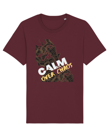 calm over chaos Burgundy