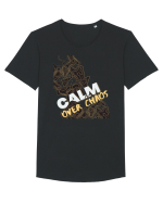 calm over chaos Tricou mânecă scurtă guler larg Bărbat Skater