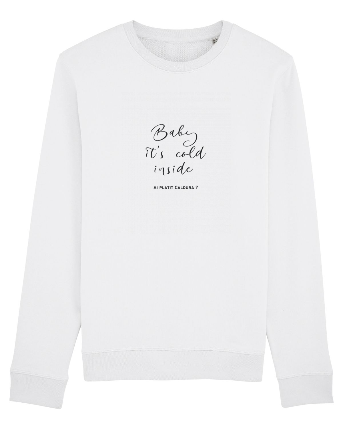 Bluză mânecă lungă Unisex Rise White