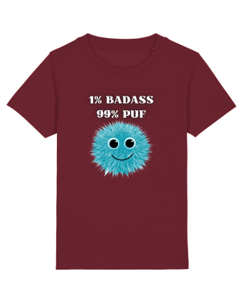 1% BADASS 99% PUF Burgundy