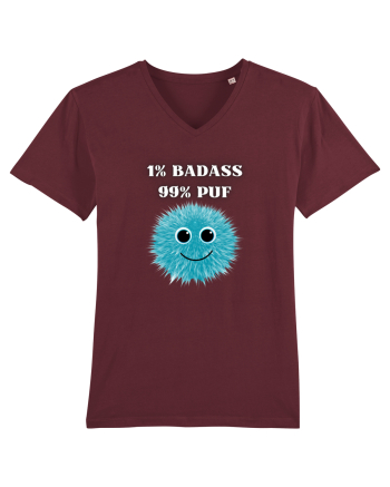 1% BADASS 99% PUF Burgundy