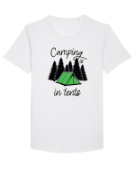 Camping life Tricou mânecă scurtă guler larg Bărbat Skater