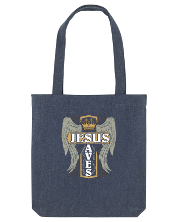 Jesus Saves Midnight Blue